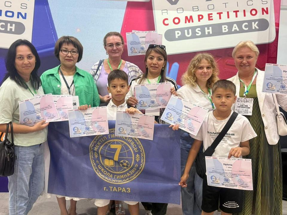 Из Астаны в Италию: жамбылские школьники триумфально выступили на «Astana Tech Cup»